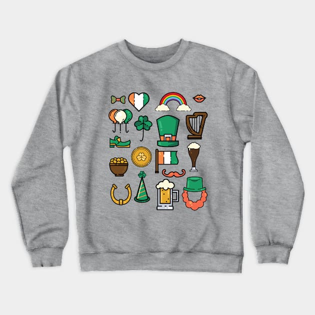 How to St. Patrick's Day Crewneck Sweatshirt by DigitalCleo